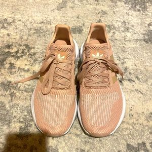 Blush pink adidas sneakers. Size 7. NWOT